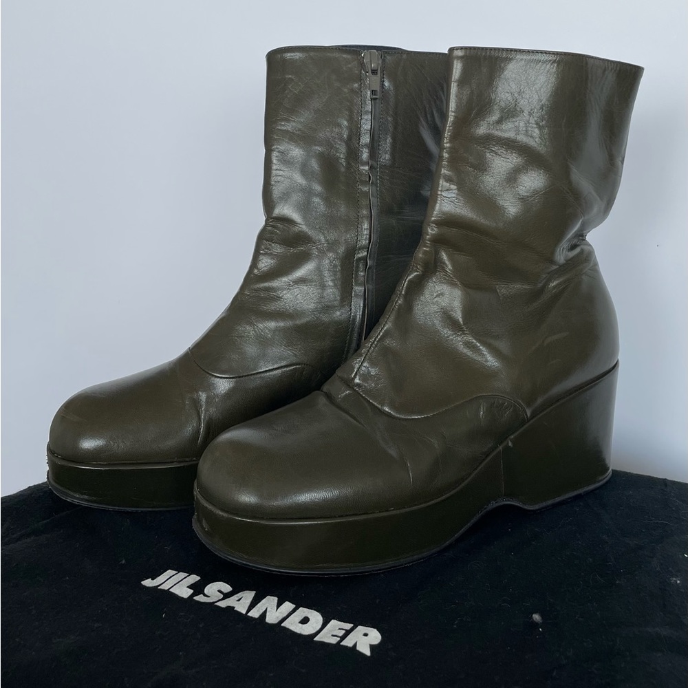 Jil Sander Platform Boots